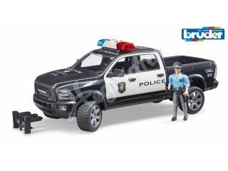 BRUDER 02505 RAM 2500 Polizei Pickup mit Polizist