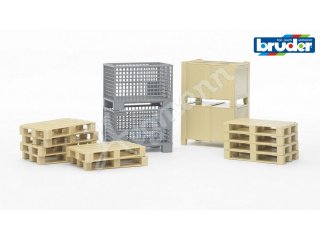 BRUDER 02415 Zubehör: Logistik-Set