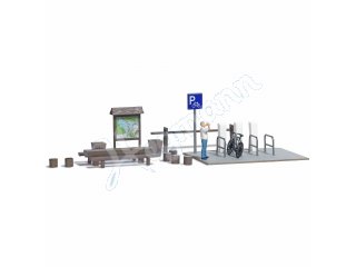 BUSCH 79824 Modellbahnzubehör H0 1:87 Winter-Neuheit 2024