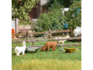 Action Set: Alpakas mit Tränk