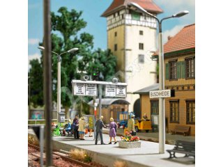 Bahnhof Ausgestaltung H0