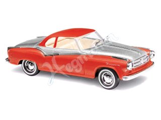 rot metallic Busch Ford Mustang Cabrio 1964 47513-1:87