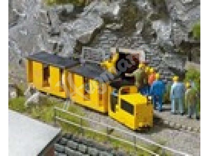 Wismut Grubenbahn B360 Übertage Akkulok H0f unbemaltes Fertigmodell Bergbau 