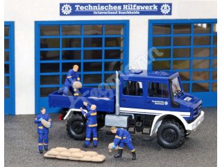 BUSCH Miniatur-Set im Maßstab 1:87 Spur H0 Vedes-MC-exklusiv