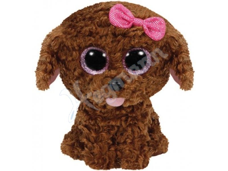 Maddie Hund braun mit Masch TY Beanie Boo´s Glubschi CARLETTO TY