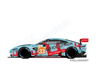 CARRERA DIGITAL 132 Aston Martin Vantage GTE TF Sport 4 Horsemen Racing, No. 33