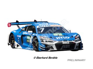 CARRERA DIGITAL 132 Audi R8 LMS GT3 evo II Team Abt Sportsline, No.7, DTM 2022