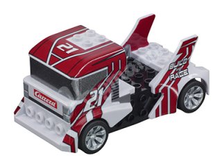 CARRERA GO!!! Build n Race Race Truck white