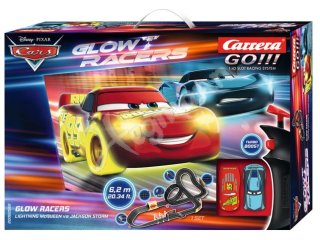 CARRERA GO!!! Disney Pixar Cars Glow Racers