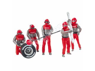 CARRERA DIVERSE Figurensatz Mechaniker, Carrera Crew rot