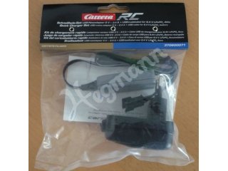 CARRERA RC SchnellladeSET 5V 2,4A USB GS Netzteil USB Kabel fÃ¼r 6,4V LifePo4 Akku