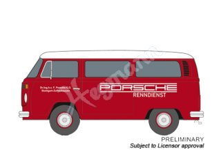 CARRERA DIGITAL 132 VW Bus T2b Porsche Renndienst