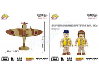 COBI 5764 aus der Serie HISTORICAL COLLECTION WORLD WAR II PLANES