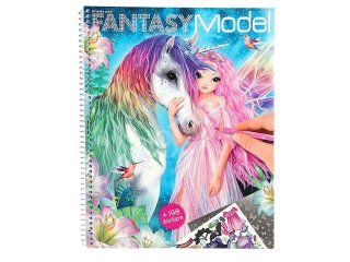 Create your Fantasy Model - Malbuch mit Stickern