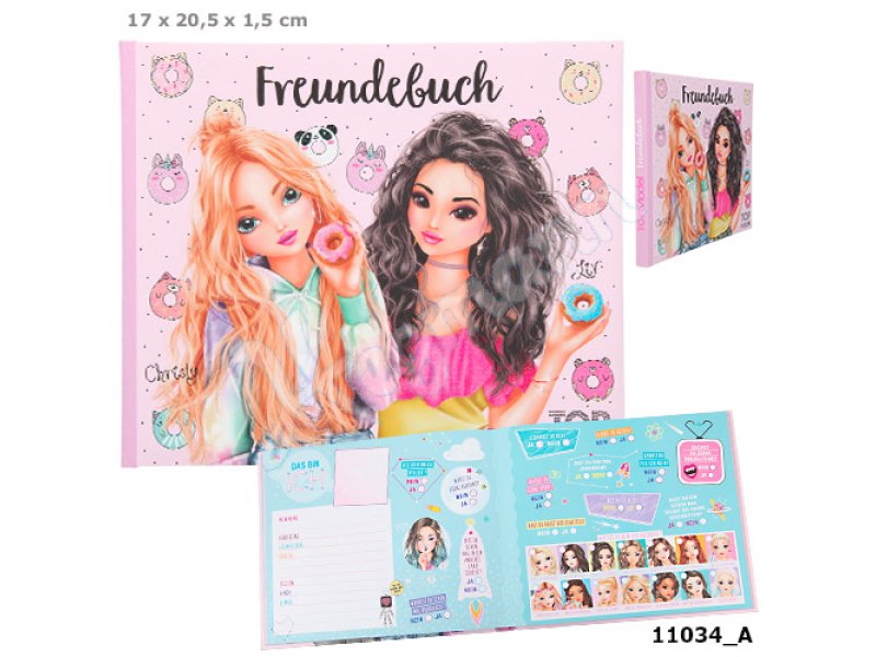 Depesche TOPModel Cowgirl Freundebuch - 108 Seiten Mit Pferde-Motiv Für Mädchen