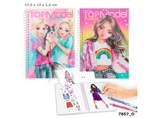 TOPModel Pocket Malbuch mit 3D Cover