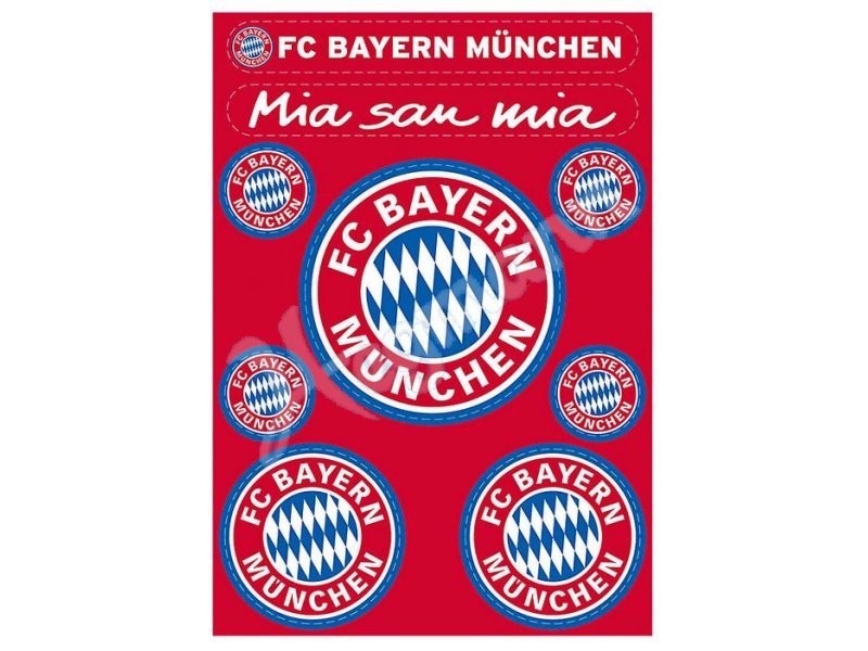 Aufkleberkarte Logo Fcb Fanartikel Aufkleberkarte Logo F C Bayern Munchen 20650