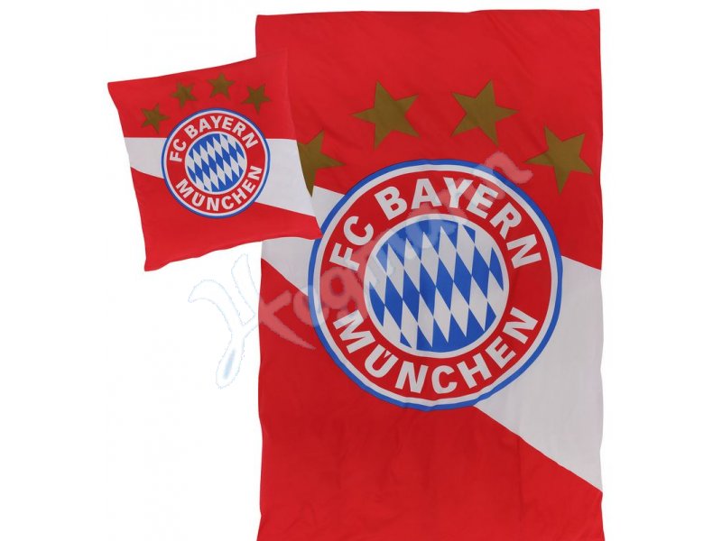 Fc Bayern München Bettwäsche Stern Des Südens FCB Bettwäsche Logo original FC Bayern Fan-Artikel F.C. BAYERN MÜNCHEN