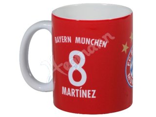 FCB-Fanartikel Kaffeebecher Martinez