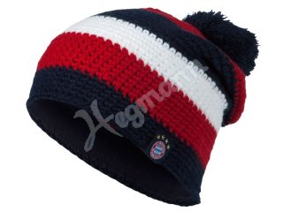 FCB-Fanartikel Woolie Stripes rot/weiß/navy