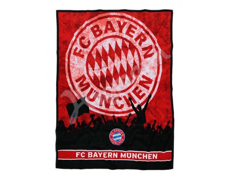Fleecedecke Südkurve Original FC Bayern - Fanartikel F.C. BAYERN