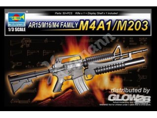 Trumpeter 01909 AR15/M16/M4 Family-M4A1/M203