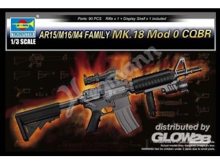 Trumpeter 01914 AR15/M16/M4 FAMILY-MK.18 Mod o CQBR