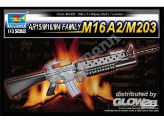 Trumpeter 01904 AR15/M16/M4 FAMILY-M16A2/M203