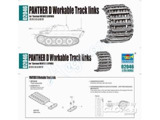 Trumpeter 2046 Panther D Workable Tracks links