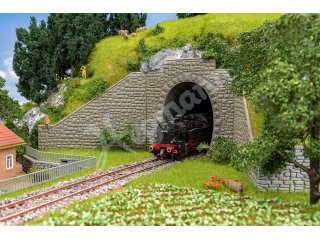 2 Tunnelportale, 1-gleisig