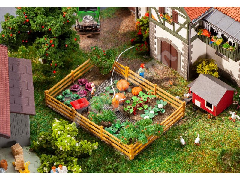 Gemüsegarten FALLER 181277 ModellbahnZubehör im Maßstab 187 H0 FALLER