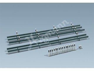 FALLER 180535 Leitplanken, 32 Begrenzungspfähle, 1600 mm