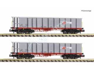 FLEISCHMANN 830256 Spur N 2-tlg. Set: Offene Güterwagen