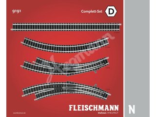 Fleischmann 9191 Spur N 1:160 piccolo-Gleissystem