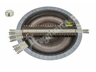 Fleischmann 665201 Drehscheibe mit elektrischem Antrieb für das Mittelleiter-Wechselstromsystem