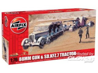 Airfix A02303 88mm Gun and Tractor