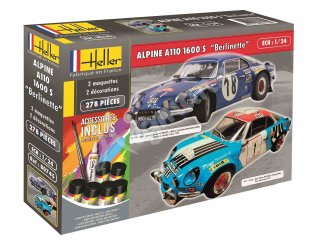 Heller 85745 Alpine A110 1600 S Berlinette (incl. accessoires)