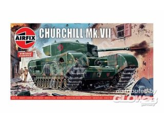 Airfix A01304V Churchill Mk.VII Tank, Vintage Classics