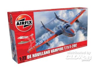 Airfix A02058A deHavilland Vampire T.11 /J-28 C