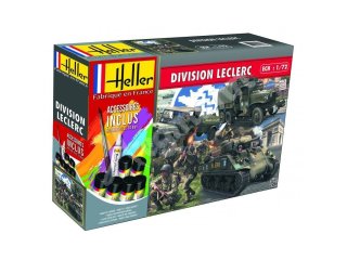 Heller 53015 DIVISION LECLERC (M4A2 Sherman,GMC,Jeep, figurines)