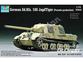 Trumpeter 07273 German Sd.Kfz.186 Jagdtiger (Porsche model)