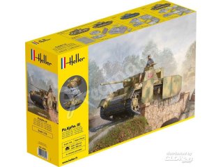 Plastikbausatz Heller: Panzerkampfwagen III (4 in 1) in 1:16