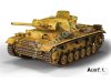 Plastikbausatz Heller: Panzerkampfwagen III (4 in 1) in 1:16