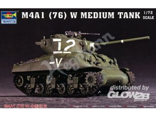 Trumpeter 07222 M4A1 (76) W Tank