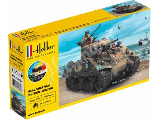 Heller 56894 M4A2 Sherman Division Leclerc