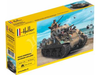 Heller 79894 M4A2 Sherman Division Leclerc (deco.FR