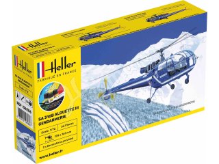 Heller 56286 SA Alouette III Gendarmerie
