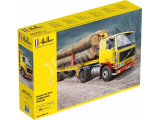 Heller 81704 VOLVO F12-20 & Timber Semi Trailer