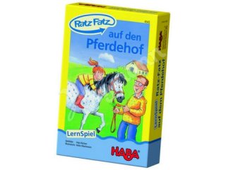 HABA 4543 Ratz Fatz auf den Pferdehof, Inhalt: 3 Pferde, 1 Esel, 1