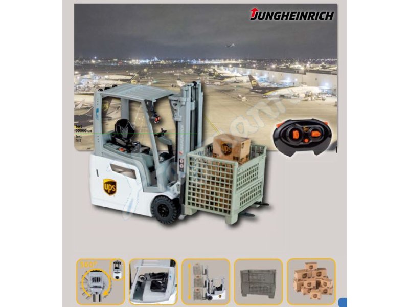 RC GABELSTAPLER Jungheinrich Forklift Truck Zubehör 24cm Ferngesteuert 2,4GHZ 